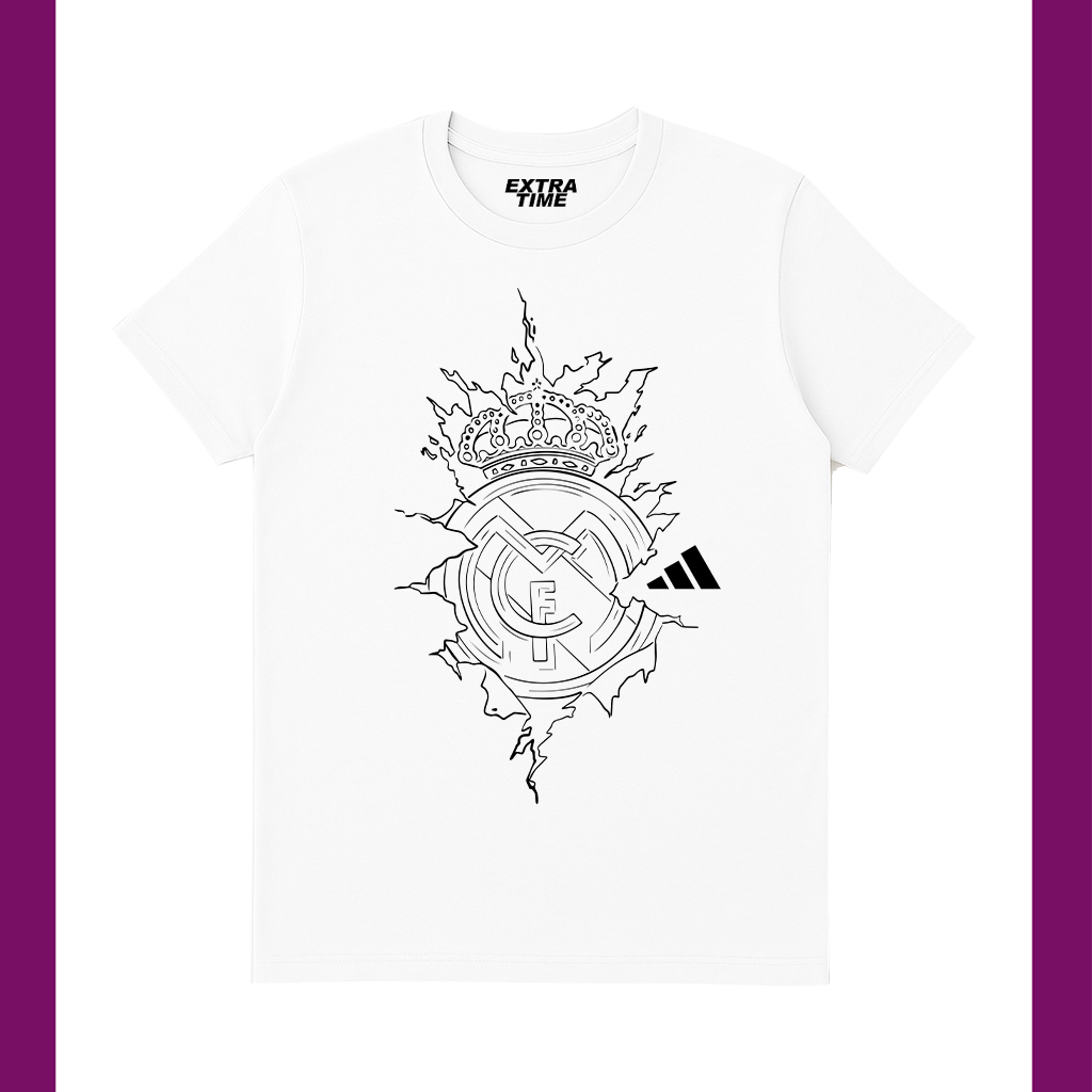REAL MADRID - CRACKED ROYALTY T-SHIRT