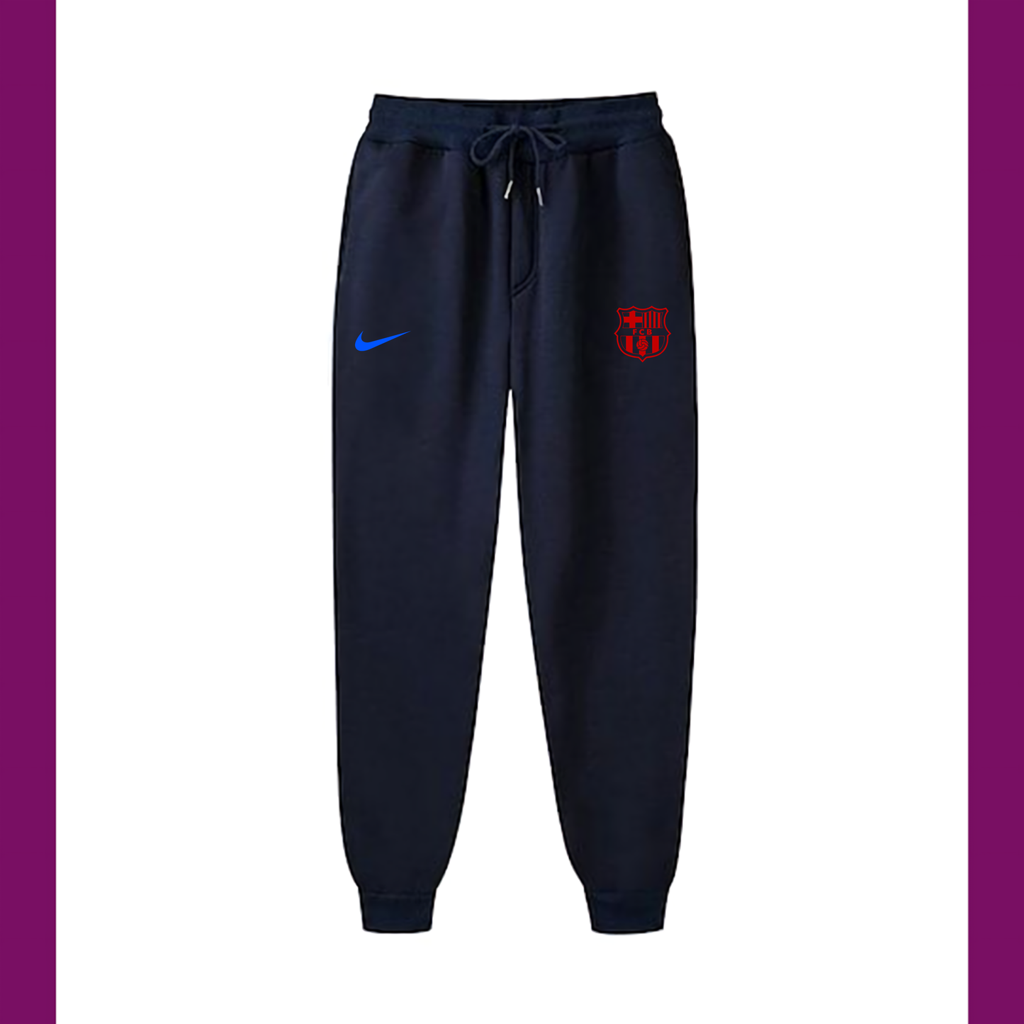 BARCELONA - NIKE STYLE BLUE AND RED JOGGER - Extra Time