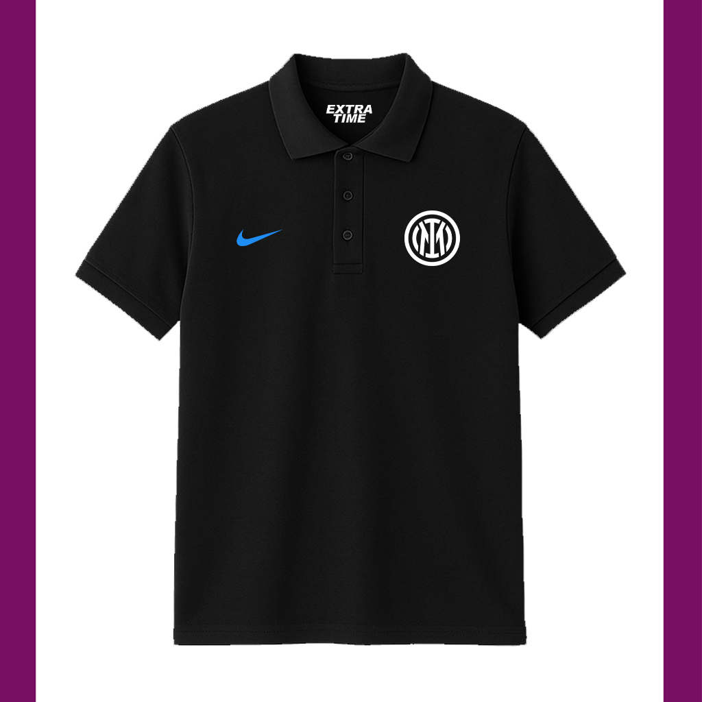 INTER MILAN - BLUE AND BLACK POLO