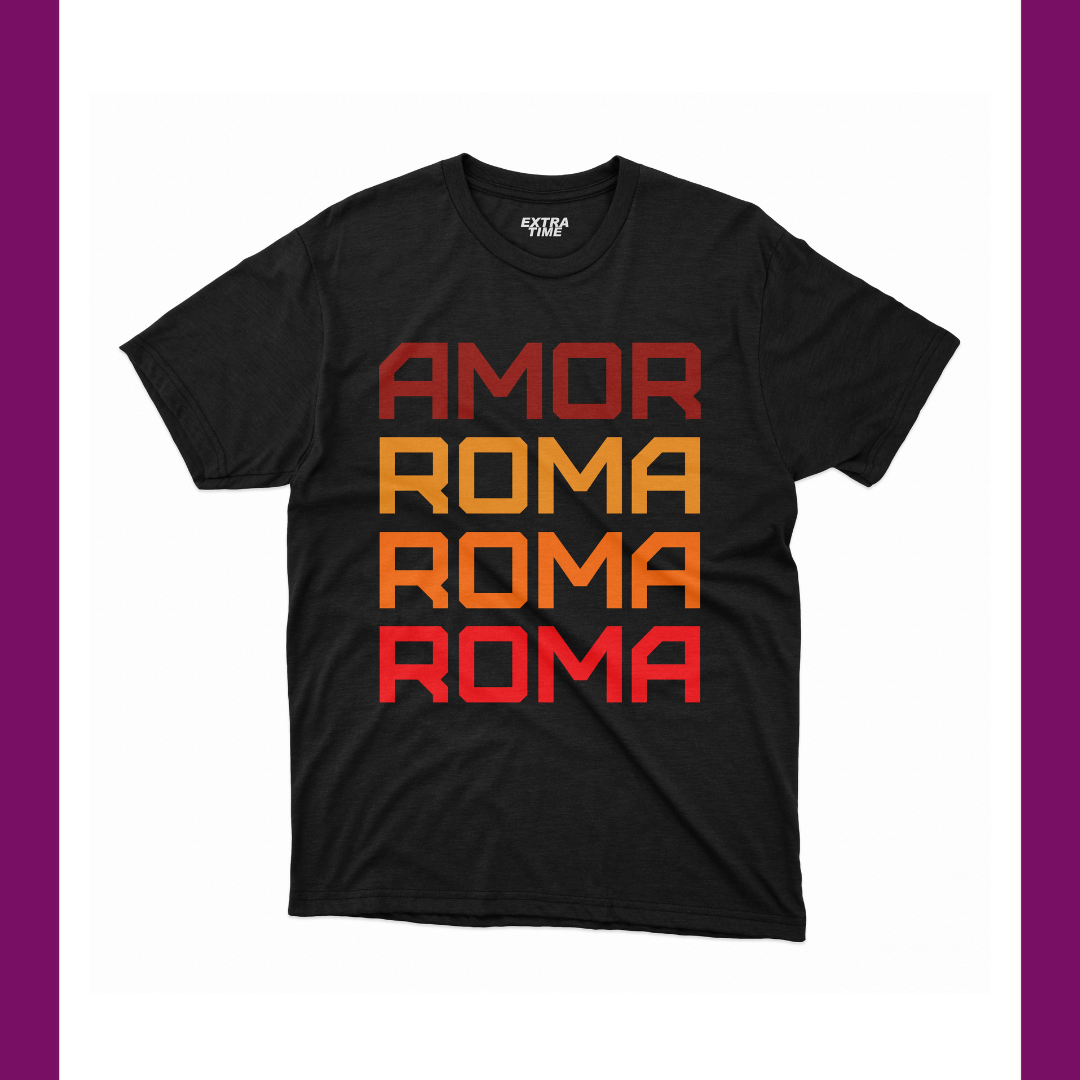 AS ROMA - AMOR X3 T-SHIRT - Extra Time