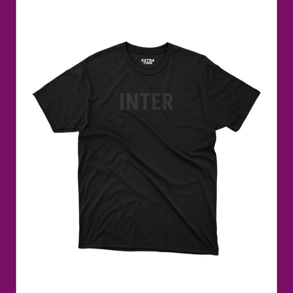 INTER - GRAPHIC LIMITED BLACK T-SHIRT - Extra Time