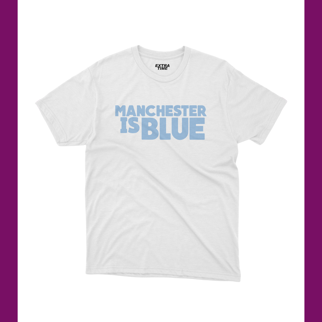 MAN CITY - MANCHESTER IS BLUE T-SHIRT