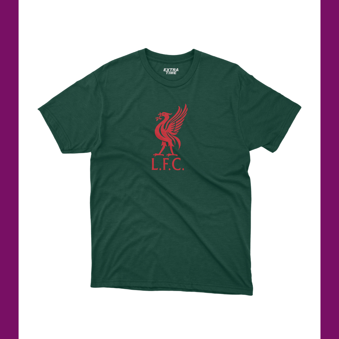 LIVERPOOL - EMBLEM DARK GREEN T-SHIRT - Extra Time