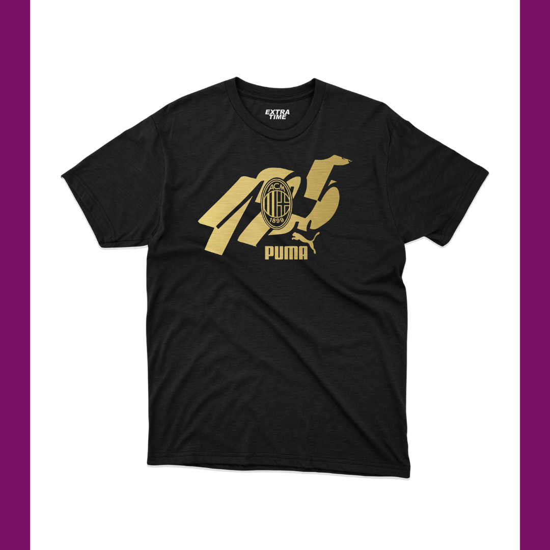 AC MILAN - 125TH ANNIVERSARY CULTURE BLACK T-SHIRT