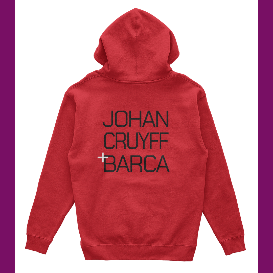 HOODIE RED BARCA CRUYFF "9" - Extra Time