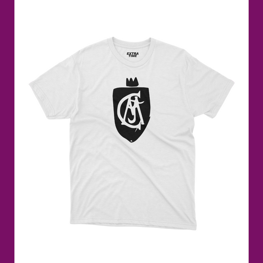 REAL MADRID CLASSIC EMBLEM WHITE T-SHIRT