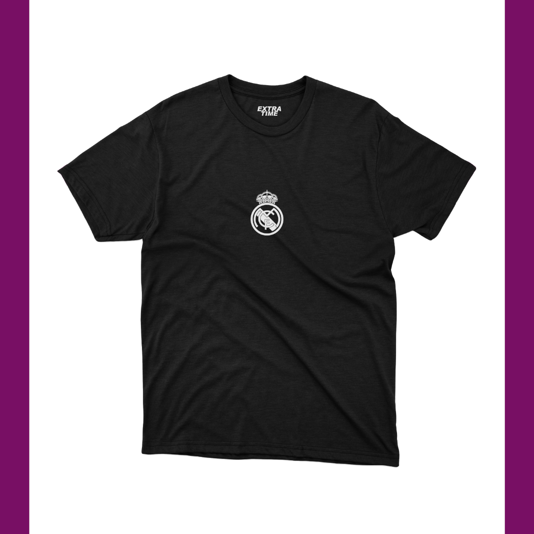 BLACK T-SHIRT - VIOLET DE REAL MADRID