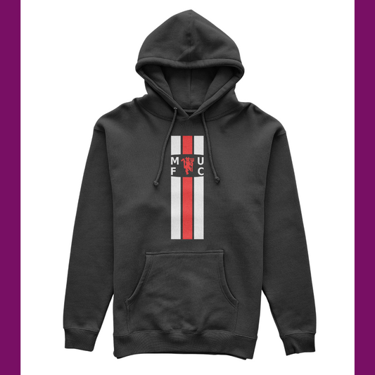 MANCHESTER UNITED FC STRIPES HOODIE - Extra Time