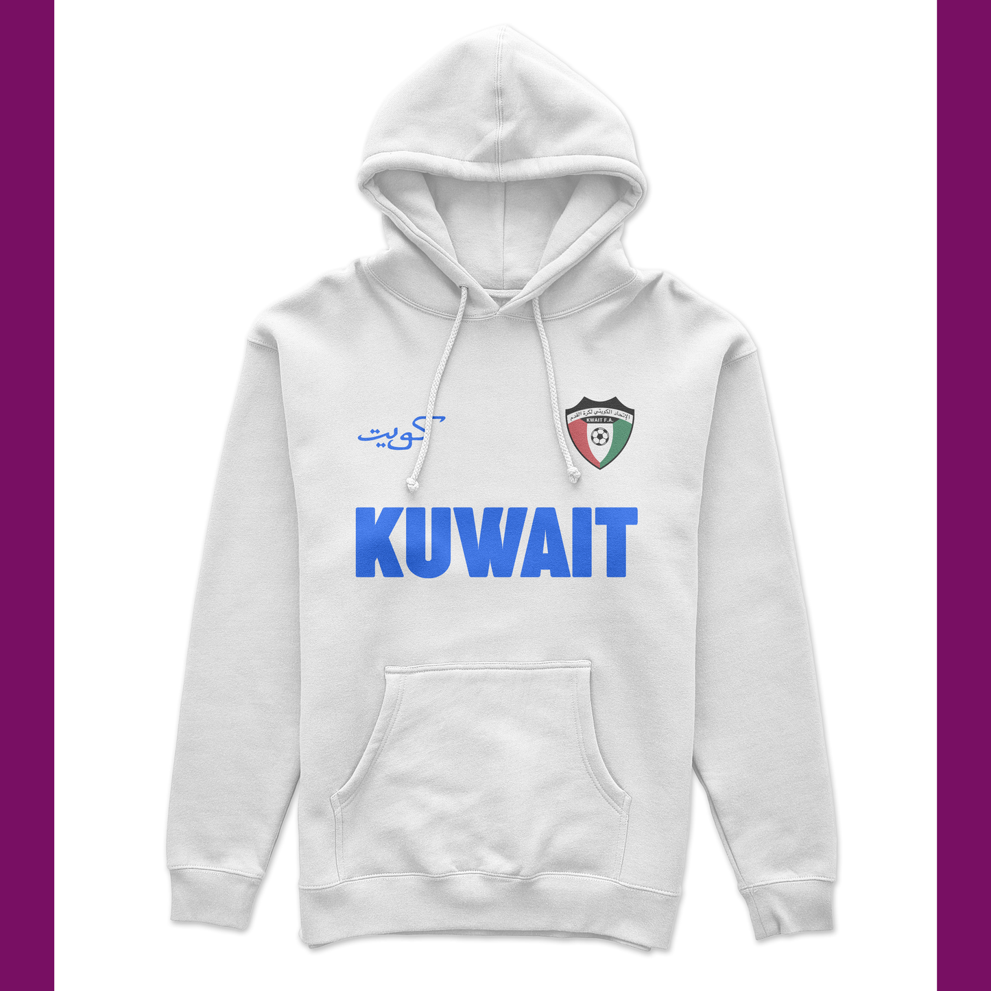 KUWAIT - FANS ESSENTIAL WHITE HOODIE