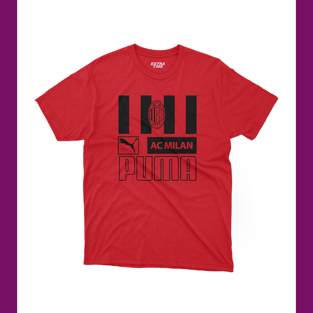 PUMA STYLE TSHIRT - RED AC MILAN Extra Time