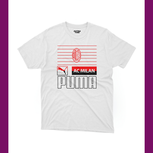 PUMA STYLE TSHIRT - WHITE AC MILAN Extra Time