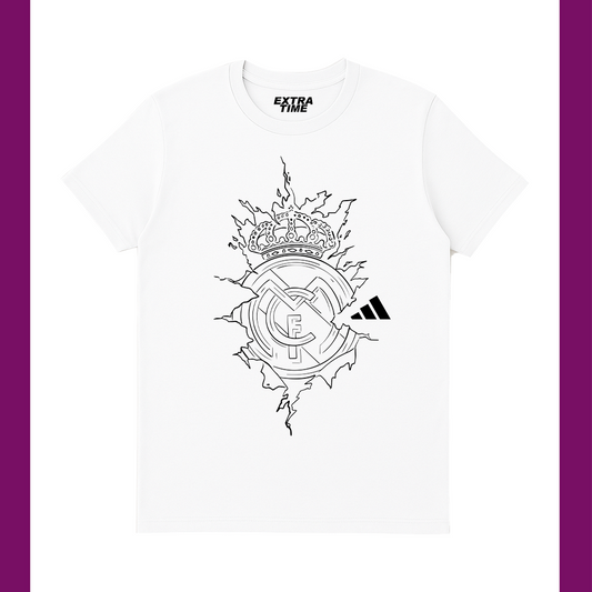REAL MADRID - CRACKED ROYALTY T-SHIRT