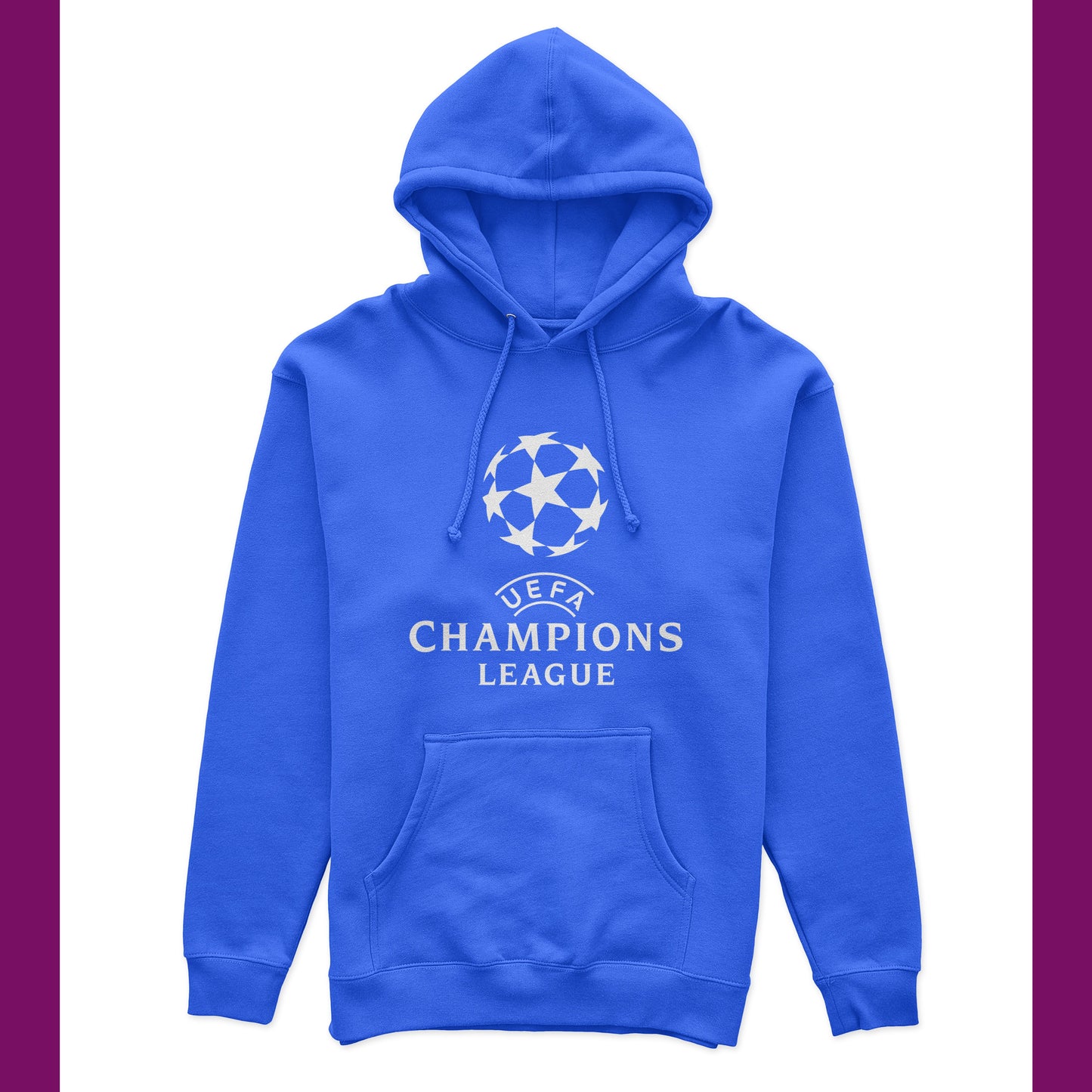 UEFA CHAMPIONS LEAGUE BIG LOGO HOODIE (BLUE) Extra Time