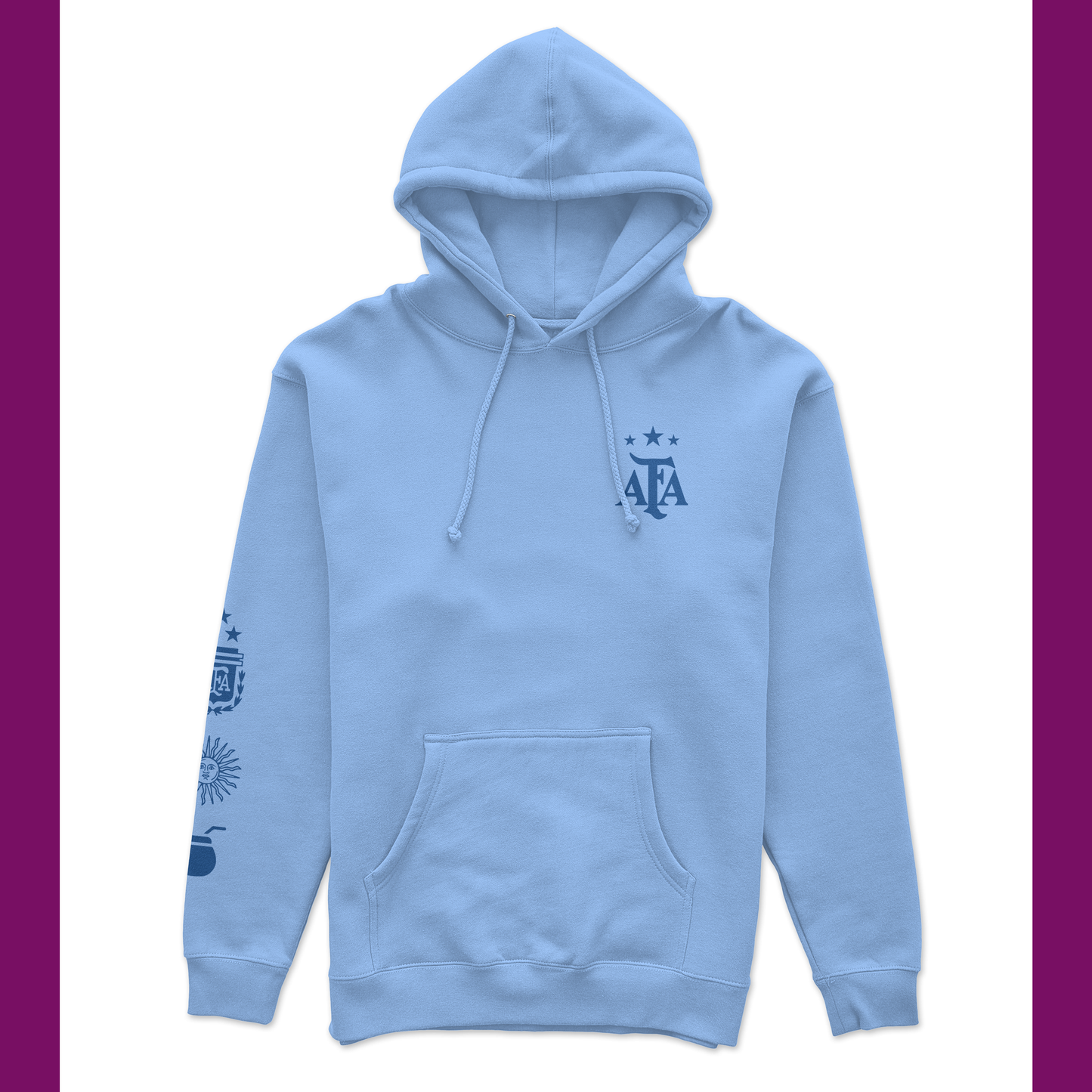ARGENTINA HOODIE - SKY BLUE