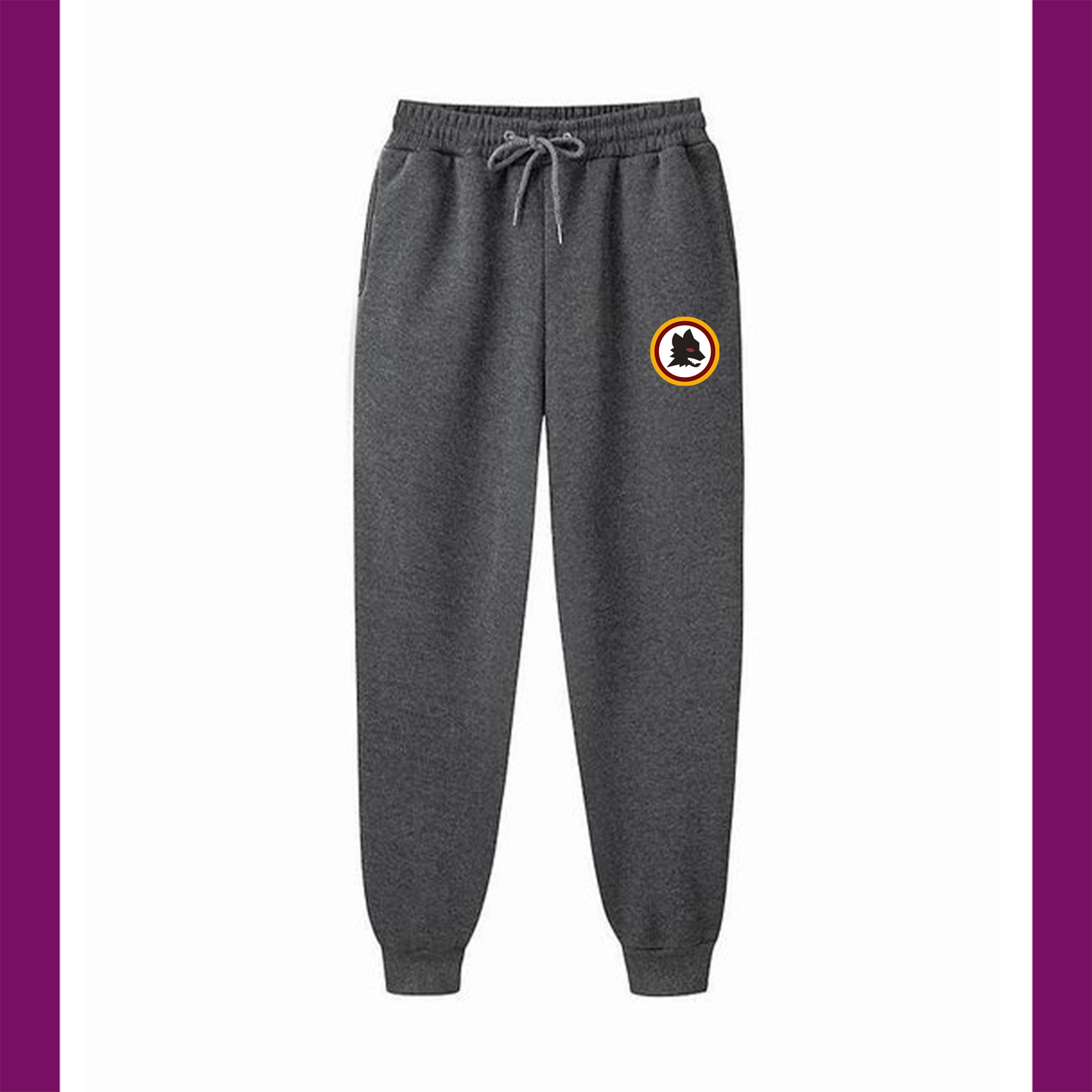 AS ROMA - WOLVES EMBLEM GRAY JOGGER - Extra Time