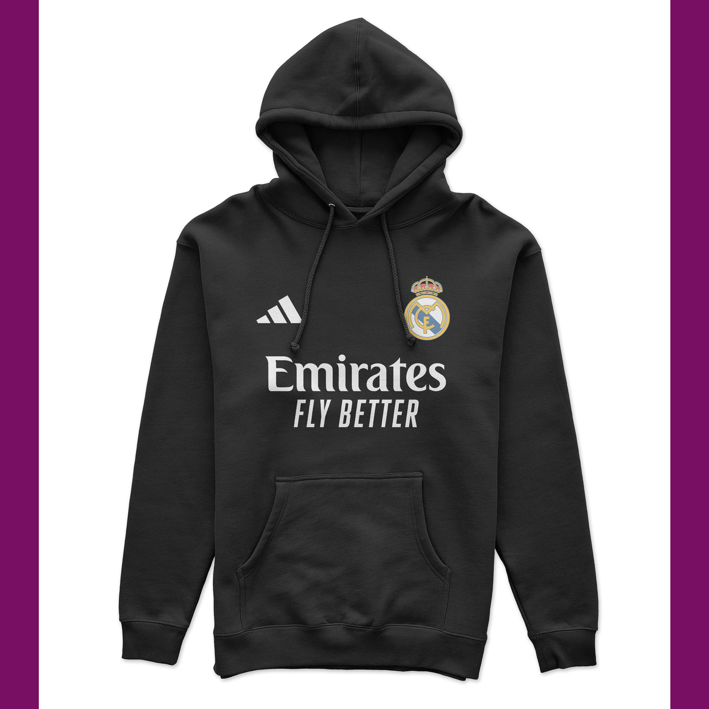 REAL MADRID - ADIDAS STYLE (FLY BETTER) HOODIE - Extra Time