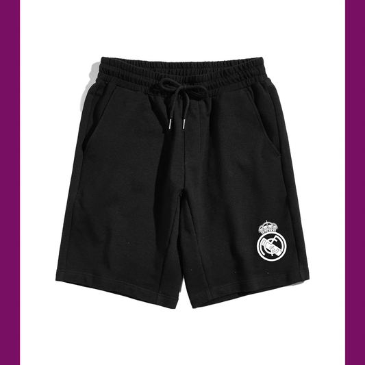 REAL MADRID - WHITE EMBLEM SHORT